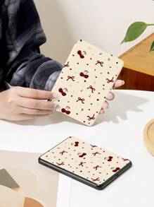 1pc Cherry Blossom Bow Design Cover Case For Kindle NK 11/Kindle Paperwhite 5/Kindle 2024, With Auto Wake/Sleep Feature, Slim And Convenient, Romantic Gift