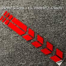 AD 1pc Motorcycle Sticker, Reflective Stripe Decals, Arrows Design, Waterproof Material - one-size - View 16