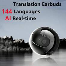 Original 144 Languages Ear Hanging Sport Headphone Translator Wireless BT AI Real-Time Language Translation Earphones For Travel Business
