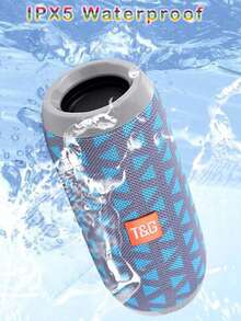 T&G Wireless Outdoor Cycling Waterproof Shockproof Portable Bass Speaker Sound Box TG117 Outdoor Speaker Waterproof, Support TF Card, FM Radio, Multi-Function - Multicolor - View 14