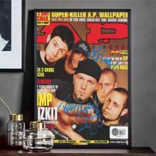 1 Piece Unframed Pop Posters Wall Arts Limp Bizkit Poster Poster Paper Print Home Living Room Bedroom Entrance Bar Cafe Art Painting Decoration