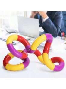 1 pezzo/3 pezzi/5 pezzi Giocattolo antistress Twist & Turn, corda flessibile anti-stress, giocattolo trasformabile. Pieghevole e plasmabile, infinite forme. Ruotabile per rilasciare emozioni e alleviare lo stress. Giunti staccabili, superficie liscia, senza bordi taglienti.