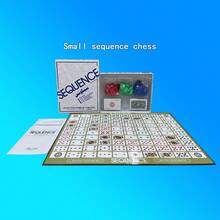 1 Box Sequence Bilingual (English & Arabic) Board Game, Suitable For Christmas, Family Party, Friends Gathering Holidays, Multiplayer Board Game To Play With Family And Friends, For Ages 14+, Great For Gift - Multicolor - View 6