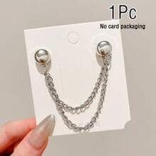1/2/4/6 pièces Clips de chaîne magnétique pour jambe de pantalon, rallonge de pantalon réglable sans couper et support de revers, accessoires de manche anti-salissure unisexe
