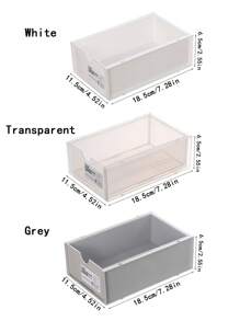 1 Peça Organizador de Mesa Grande Empilhável, Para Suprimentos de Escritório, Cosméticos, Papelaria, Adequado para Quarto, Escritório e Armazenamento em Dormitório, Decoração Doméstica Economizadora de Espaço