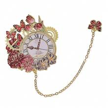 1/4pcs Creative Rose Clock Bookmark Rose Clock Elements Reading Accessories For Fiction Fans Birthday Gift For Girls - one-size - View 9