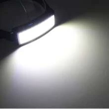 KENSUN قطعة واحدة ضوء فيضي COB LED قوي بقدرة عالية ، مصباح رأس قابل للشحن USB ببطارية مدمجة ، مصباح يدوي مضاد للماء قابل للحمل للمهام الخارجية ، ملحقات للصيد والتخييم