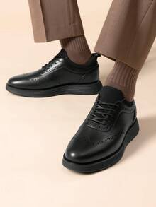 Men's Dress Sneakers Oxfords Casual Wingtip Brogue Shoes 2.0 - màu đen - Xem 7