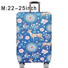 Luggage Cover Travel Case Cover For 18 To 32 Inch Luggage Protector Cases For Outdoor Travel Business Fashion Graphic Pattern For Men Women Travel Accessories Polyester Suitcase Elastic Dust Covers Student Back To School Stuff, Ideal For Outdoor And Holiday Travel, Luggage Protection|Vibrant Design|Elastic Fit, Luggage Travel Accessories