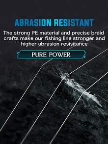 SOUGAYILANG 鱼线 100 米单丝尼龙线 0.14-0.5 毫米 6.8-39.7 磅透明氟碳涂层鱼线超强耐磨鲈鱼鲤鱼渔具适用于咸水淡水 - 白色 - 查看 7