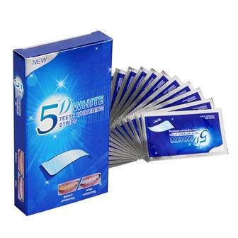 7pcs/Set Transparent 5D Teeth Whitening Strips, Easy To Use, Non-Irritating, Suitable For Daily Wear