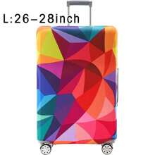 Luggage Cover Travel Case Cover For 18 To 32 Inch Luggage Protector Cases For Outdoor Travel Business Fashion Graphic Pattern For Men Women Travel Accessories Polyester Suitcase Elastic Dust Covers Student Back To School Stuff, Ideal For Outdoor And Holiday Travel, Luggage Protection|Vibrant Design|Elastic Fit, Luggage Travel Accessories