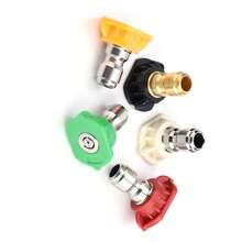 5pcs New Pressure Washer Spray Nozzles Tip Set Variety Degrees For Quick Connect Hot - Multicolor - View 6