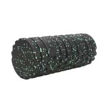 High Density EPP Foam Yoga Roller For Deep Tissue Muscle Massage Black 3D Massage Zones For Full Body Relief Odor-Resistant Design Full Body Roller
