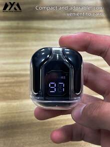 MEIYIXING 美逸星全新透明触屏真无线蓝牙耳机，超长续航，200mAh，低延迟，适用于运动、办公、游戏等场景。配备USB-C充电接口，这款无线耳机拥有5.3小时续航时间，便携性极佳。