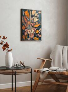 2 Pieces Maillard Canvas Art Painting Pink Flowers Art Posters Botanical Hanging Picture Wall Prints Aesthetics Wall Arts Vintage Wall Artwork Living Room Wall Decor No Frame