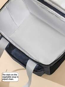 1 PC New Double-Layer Lunch Box Bag, Insulation Bag, Multifunctional Waterproof Lunch Bag, Outdoor Picnic Preservation, Crossbody Ice Pack, Summer Outdoor Bags For Food, Picnic Camping Bags,Back To School - Multicolor - View 7