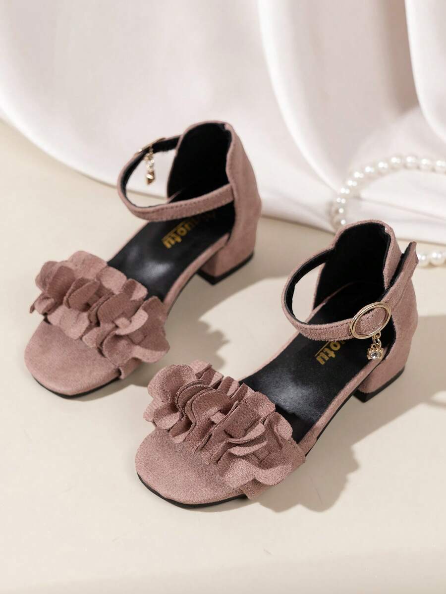 2026新款儿童高跟凉鞋，时尚闪亮钻石凉鞋，波西米亚风格，完美设计凉鞋，红色高跟舞蹈凉鞋，适合高中生和大学生穿着