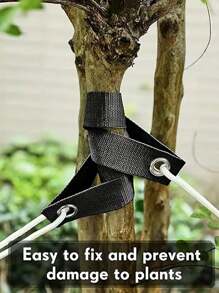 5 pezzi Cinghie resistenti al vento per alberi, fasce per alberi, fasce di legatura, legacci di supporto per piantine da giardino, ancore di supporto per piante regolabili con cinghia perforata, per fissare in modo  gli alberi e prevenire il ribaltamento causato da uragani e tempeste
