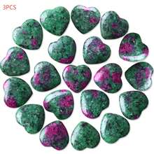 3/5/10 PCS Natural Crystal Heart Love Shaped Healing Stones Polished Rocks Cute Mini Palm Chakra Gemstones Reiki Energy Balancing Stones For Meditation Birthday Gifts 0.8 Inch(20mm) - Multicolor - View 19