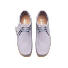 Wallabee Boot. Cloud Grey Sde - Cloud Grey - View 3