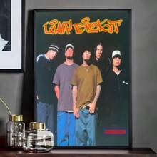 1 Piece Unframed Pop Posters Wall Arts Limp Bizkit Poster Poster Paper Print Home Living Room Bedroom Entrance Bar Cafe Art Painting Decoration