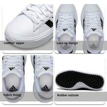 Adidas 女鞋舒適透氣運動鞋休閒鞋GRAND COURT PLATFORM - 白色 - 查看 4