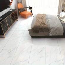 12/24 Stücke selbstklebende Marmor-Vinylbodenfliesenaufkleber, PVC verstärkte rutschfeste Bodenaufkleber, Wandaufkleber, einfach selbst zu installieren, abziehen und aufkleben, geeignet für Innenräume, Böden und Wände, 30cm * 30cm