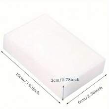 10/50/100pcs Magic Cleaning Sponge Blocks - Korean Multifunctional Pot, Pan, Stove Scrubber - Durable Melamine Foam, No Scrubbing Required, Essential Home Cleaning Item | Compact Block Design | High Absorbent Foam