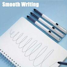 Local Delivery - 0.38mm Fine Point Needle Tip, Quick-Drying, Smooth Writing, Hexagonal Barrel, 12 Pack  - SI-PEN Series Gel Ink Rollerball Pens - Black - View 5