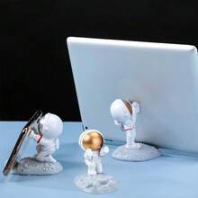 1pc Cute Bear Shape Phone Stand Decoration, Compatible With Both Mobile Phone And Tablet, Suitable For Desk, Bedside, Living Room, Study, Bedroom, Gift, Etc.Backdrop Stand,Holiday Essentials,Gifts For Ladies, Halloween Decorations, Christmas Gifts, Back To School Supplies