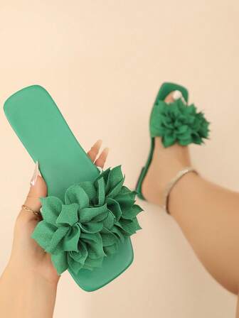 Wide Fit Bling-Bling Glitter Cute Open Toe Comfortable Breathable Shoes With Cutout & Double Color Crystal Inlaid, Popular Global 2025 Spring, Summer, Autumn, Winter. Suitable For Wedding, Party, Date, Leisure, Beach, Casual, Black Flat Sandals For Women