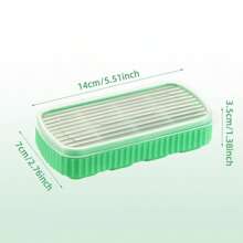 1pc Ice Cube Mould 8/28/56 Grids Ice Cube Tray With Lid With Ice Scoop And Storage Box Summer Home Kitchen Essential Ice Maker