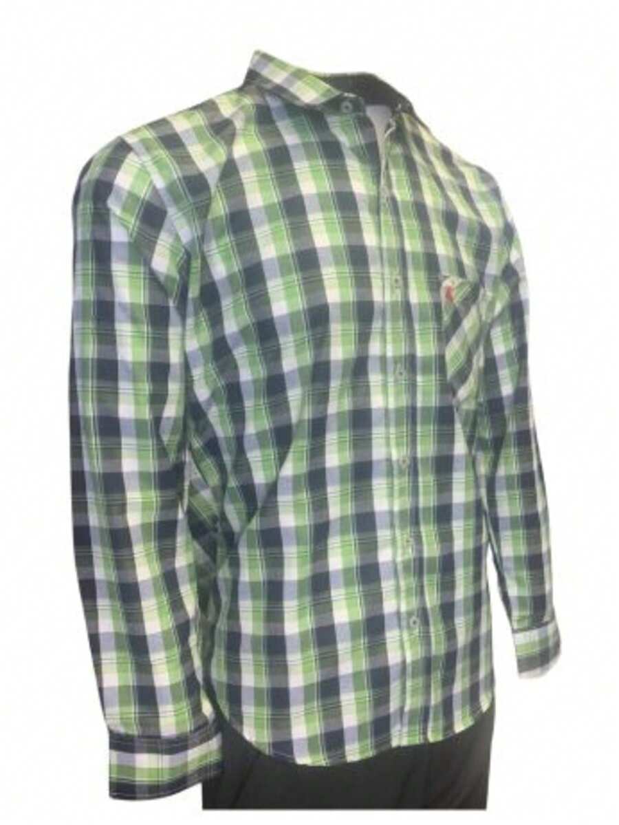 Men Shirts - Green - View 1
