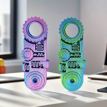 Jouets pour les doigts, fileurs à doigts imprimés en 3D à 5 en 1 pour soulager le stress et l'anxiété, jouets de bureau pour libérer la tension, jouets sensoriels pour les enfants ayant un TDAH, cadeau de Noël, Halloween, remise des diplômes