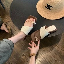 Women Athletic & Outdoor Sandals & Slides - 杏色 - 查看 5