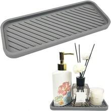 1 pieza Soporte de esponja de silicona, bandeja de fregadero de silicona para cocina y baño, tapete de secado de platos de fregadero de cocina, alfombrillas de cocina antideslizantes para el lateral del fregadero, artículo esencial de cocina natural e higiénico para decoración del hogar y la cocina, parte de tus estilos acogedores de otoño e invierno y decoraciones navideñas - Multicolor - Ver 9