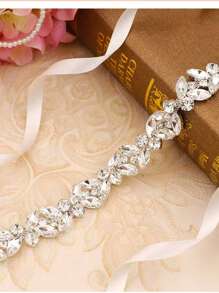 1pc Wedding Belt For Wedding, Headwear, Skirt, Jeans Belt Decoration.