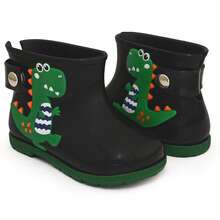 Golocha Dinosaur Boot For Boys - New Release - Waterproof - 黑色 - 查看 2