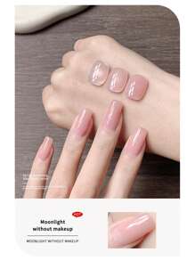 SHANGFEIYA 10ml Jelly Gel Nail Polish 6-Color Set Crystal Translucent Nail Art Vernis Semi Permanent Soak Off UV LED Naked Color Gel DIY For Nails