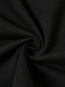 Men's  Cotton Graphic Tee - "Nobody Cares, I WORK HARDER" Design With Skull & Crossed Tools Print, Soft Knit Fabric, Casual Summer T-Shirt, Black, - 黑色 - 查看 4