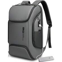 Laptop Busin Men Backpack Waterproof Large Capacity External Charging Port Bag Black Fashion Backpack - 7267grey - View 1
