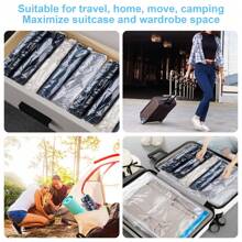 20 Pack Combo WaterProof Travel Storage Bag Hand Roll Space Saver Vacuum Seal Bags Vacuum Storage Bag For Clothes Travel Packing Organizer