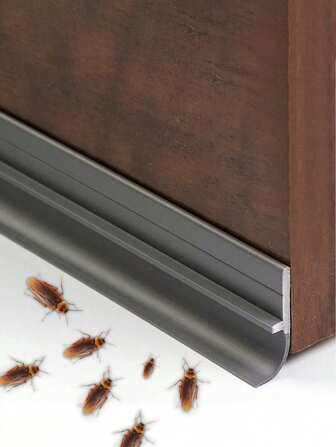 2 件/45 厘米门扫密封条，自粘式门窗隔音隔热密封条，厚缝隙填充物