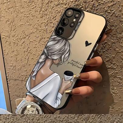 Coffee Color Shockproof Anti-Scratch Matte Finish Phone Case Compatible With Samsung & Apple Smartphones Waterproof Anti-Fall