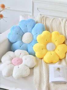 Flower Shape Decorative Throw Pillow/Cushion For Bed, Sofa, Mother's Day Cute Daisy Pillow, Suitable As Valentine's Day Gift, Dorm Decor