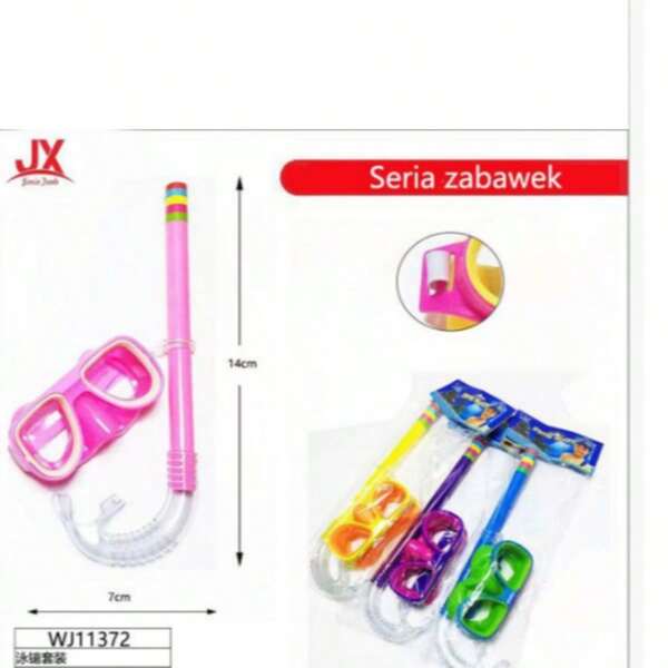 Buntes Schnorchelmasken-Set