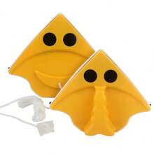 Cute Fish Design Magnetic Window Cleaner - Double-Sided 3-5mm Glass Scrubber With Scraper & Cloth For Single-Pane Windows