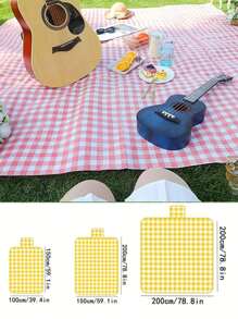 1 Piece Outdoor Picnic Mat, Portable Thickened Camping Mat, Beach Moisture-Proof Mat, Tent Ground Mat, Waterproof Lawn Mat, Travel Blanket For Indoor And Outdoor Family Games.