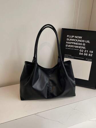 Women's New Handbag Tote Bag Niche Design Versatile Dual Handle Large Capacity Shoulder Casual Underarm Bag, Suitable For Holiday, Commuting, Shopping And Daily Use Bag For School School Accessories School Stuff